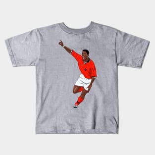 Patrick Kluivert Netherlands Goal Celebration Kids T-Shirt